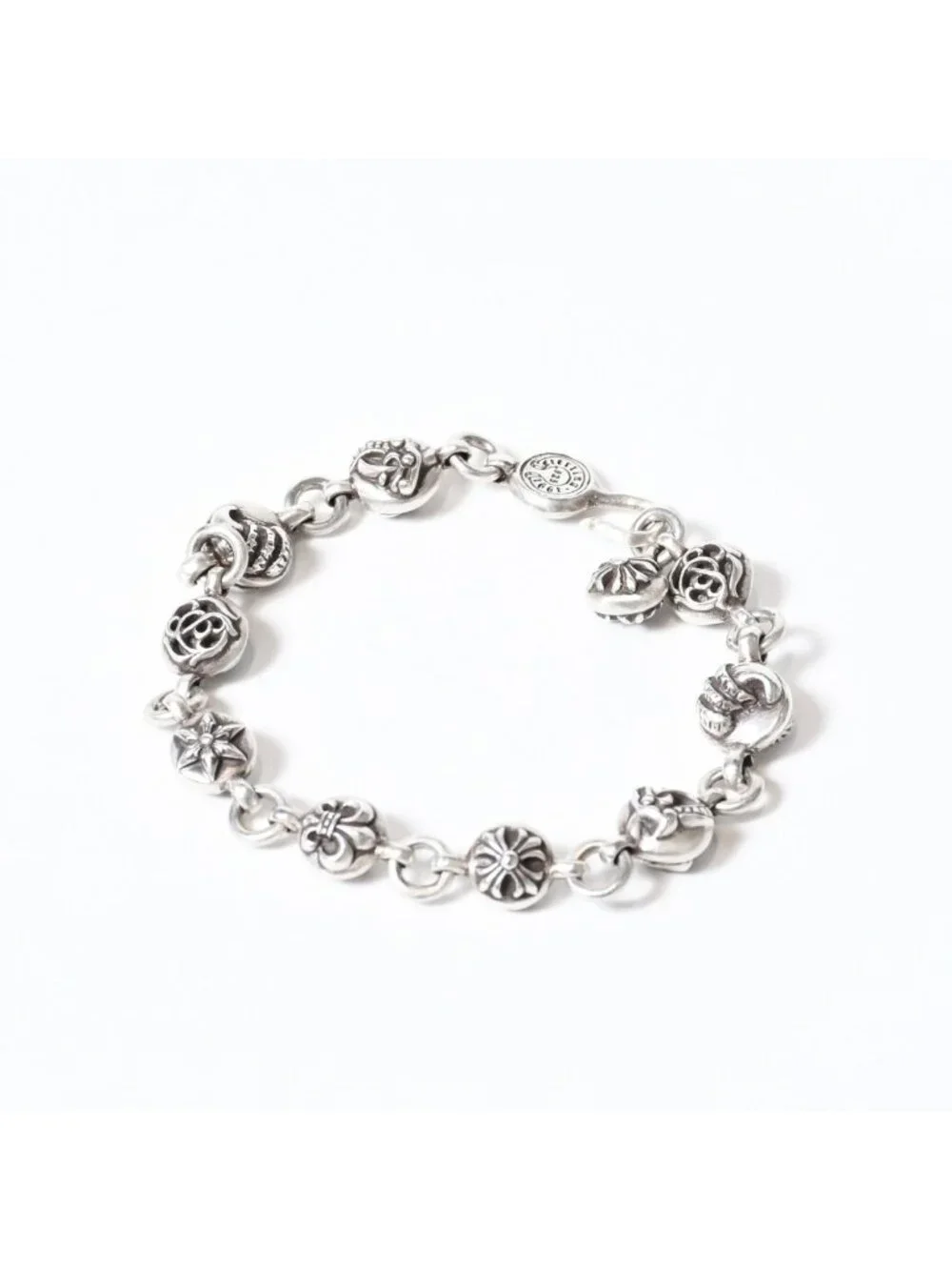 Chrome Hearts Multi Ball 2 Bracelet Silver